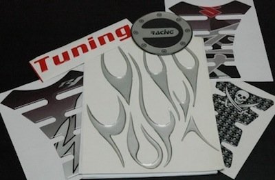 Adhesivo de resina decorativa para coches "Tuning"